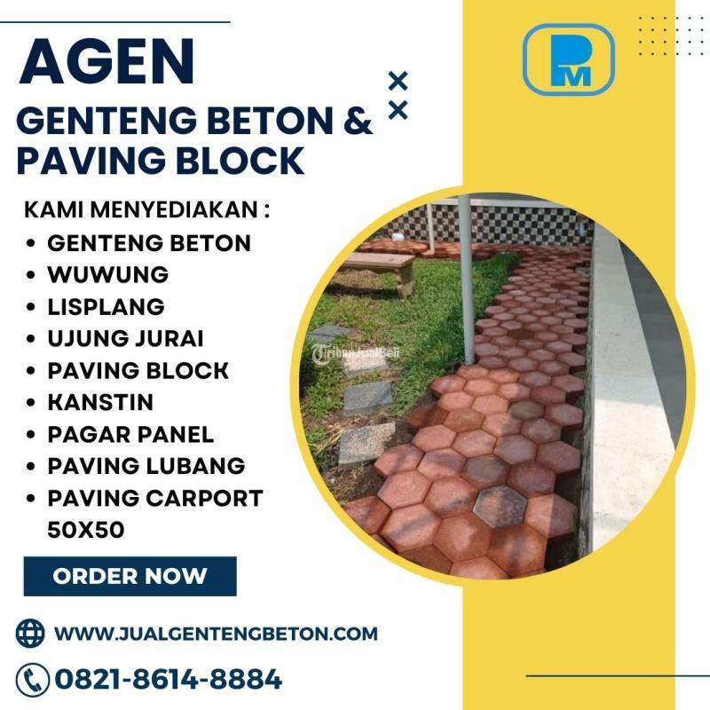 Hemat Biaya dengan Paving Block Taman Ekonomis - Malang Jawa Timur