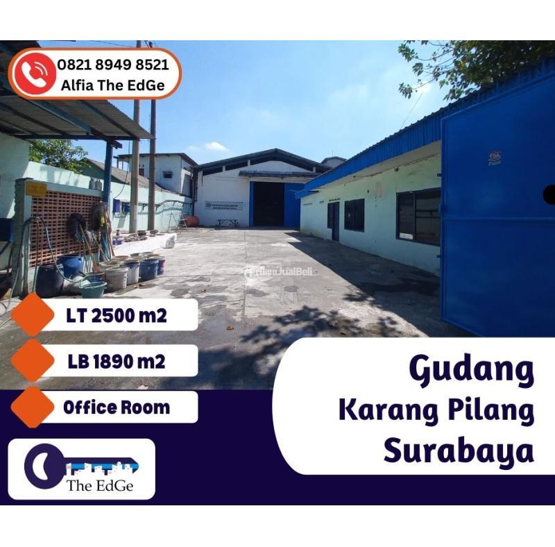 Dijual Gudang 1800 Meter Nol Jalan Raya Mastrip - Surabaya Jawa Timur