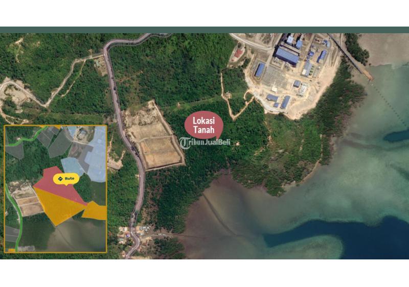 Dijual Tanah Pinggir Laut Luas 10 Hektar SHM, Cocok Untuk Galangan Kapal, Pelabuhan Jety Industri Pabrik, Harga per Meter - Konawe Selatan Sulawesi Tenggara