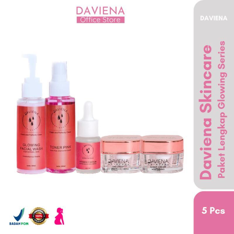 Daviena Paket Glowing Pencerah Wajah Cocok Semua Jenis Kulit Bisa COD - Surabaya Jawa Timur