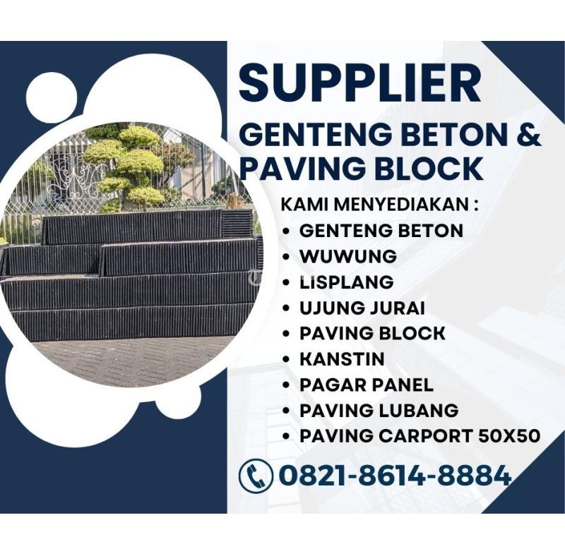 Genteng Beton Press Flat Desain Modern yang Tahan Segal - Malang Jawa Timur 