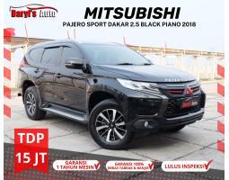 Mobil Mitsubishi Pajero Sport Dakar Sunroof Black Bekas Tahun 2018 - Jakarta Barat 