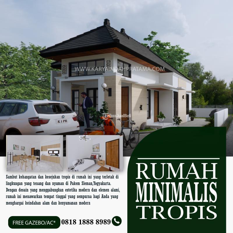 Dijual Villa LT208 LB65 SHM 3KT 1KM Lokasi Strategis - Sleman Yogyakarta