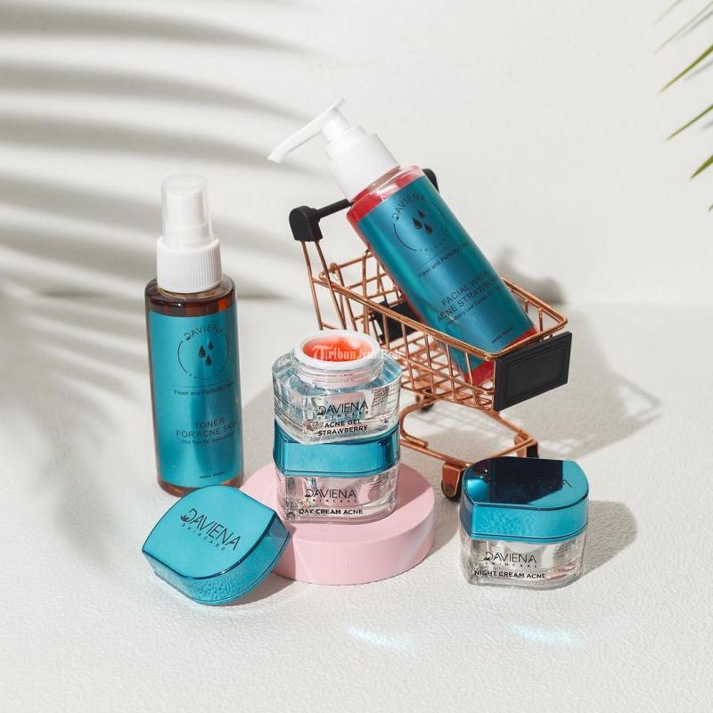 Daviena Paket Acne Skincare Untuk Kulit Jerawat Pencerah Wajah - Surabaya Jawa Timur 
