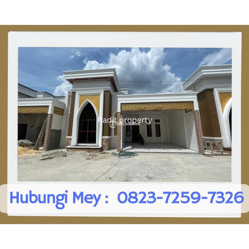 Dijual Rumah dengan Nuansa Timur Tengah yang Kental LT12 LB122 LB110 3KT 2KM - Pekanbaru Riau 