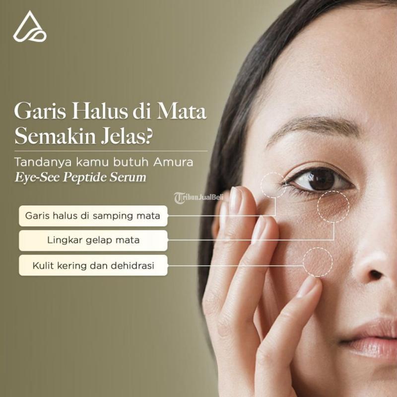 AMURA Eye Cream Eye-See Peptide Serum 10ml Krim Mata Atasi Kerutan dan Mata - Surabaya Jawa Timur