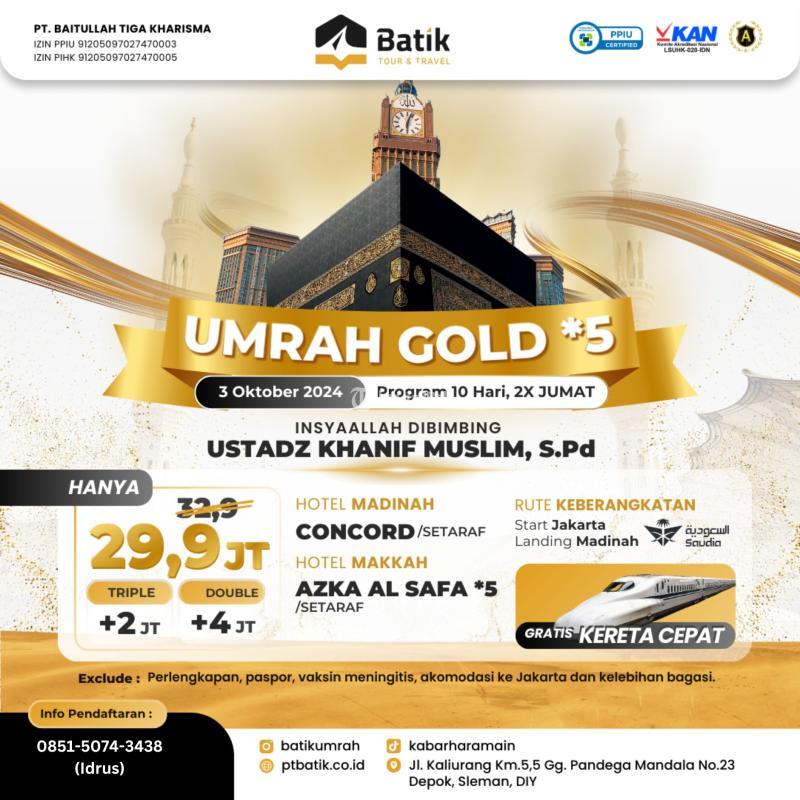 Paket Umroh Bulan Oktober 2024 Sesuai Sunnah Start Terbaik Terpercaya - Jakarta Pusat 