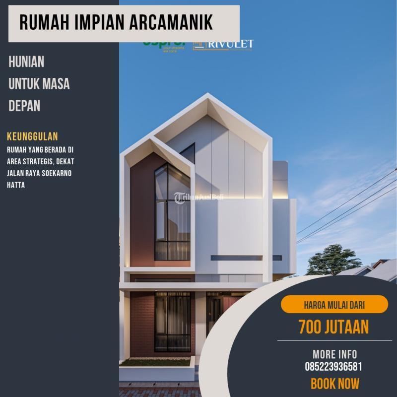 Dijual Rumah Di Cisaranten Kulon Arcamanik 2 Lantai Tipe 62 SHM 2KT 2KM Dekat Al Ghifari - Bandung Kota Jawa Barat