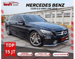 Mobil Mercedes Benz C250 AMG Line 2016 Hitam Bekas Surat Dijamin - Jakarta Utara