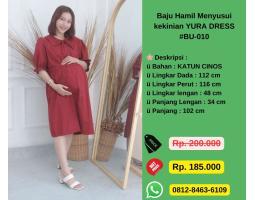 Baju Hamil Menyusui Kekinian Yura Dress - Jakarta Utara