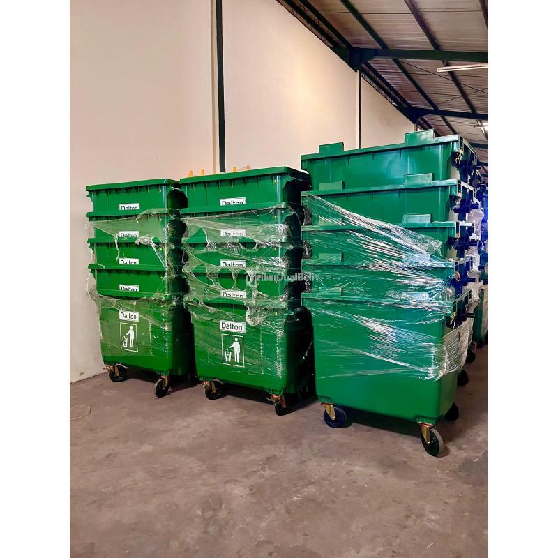 Tempat Sampah Plastik HDPE 660 Liter Siap Kirim - Surabaya Jawa Timur
