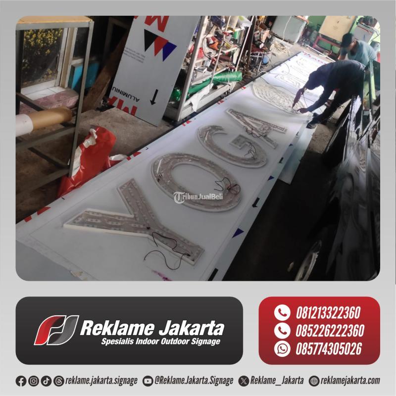LED Letter Signage Huruf Timbul LED Jabodetabek - Jakarta Utara