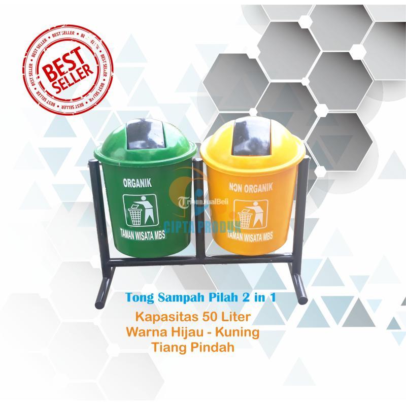Supplier Tempat Sampah Pilah 2 in 1 - Bekasi Kota Jawa Barat
