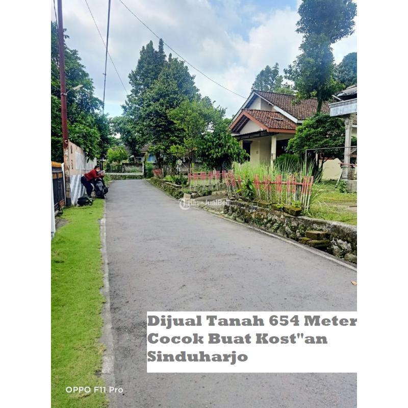 Dijual Tanah Luas 654 Meter SHM Cocok Buat Kostan Sinduharjo - Sleman Yogyakarta
