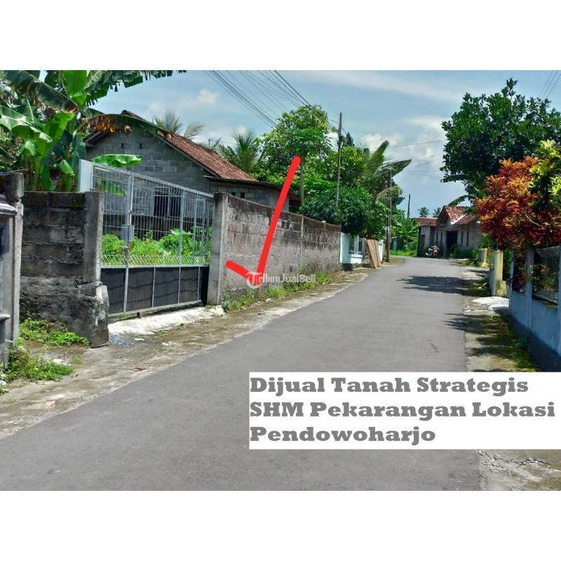 Dijual Tanah Strategis Luas 590m2 SHM Pekarangan Lokasi Pendowoharjo - Sleman Yogyakarta