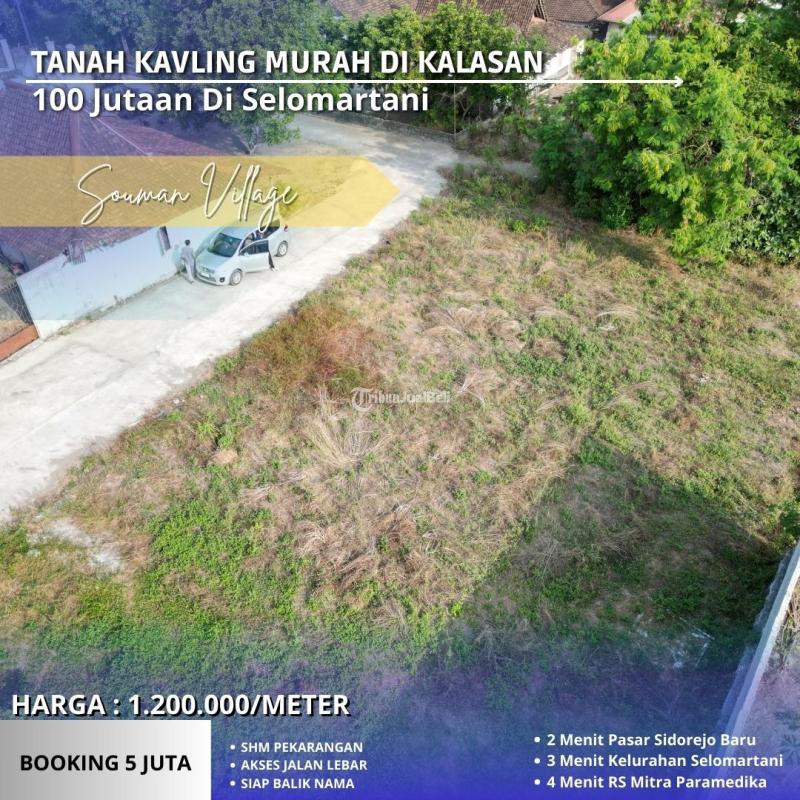 Dijual Tanah Kavling Murah Luas 107m2 SHM di Kalasan - Sleman Yogyakarta