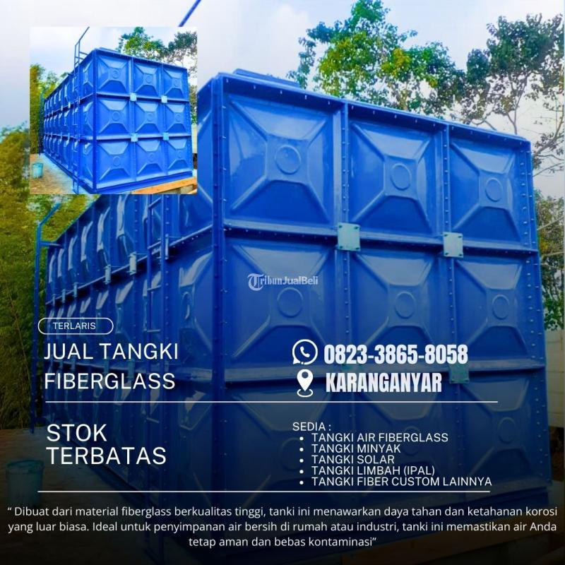 Tangki Air Bersih Fiberglass FRP 12000 Liter - Karanganyar Jawa Tengah 