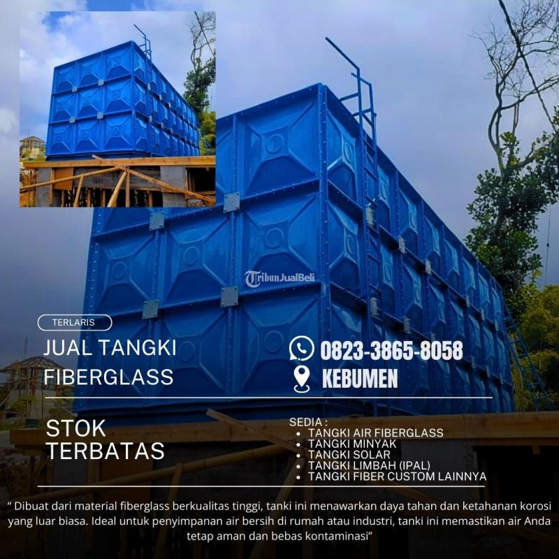 Tangki Air Bersih Fiberglass FRP 2000 Liter - Kebumen Jawa Tengah 