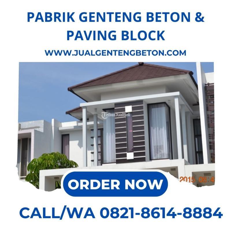 Genteng Beton Hitam Cocok Untuk Desain Rumah Tampak Mewah - Malang Jawa Timur