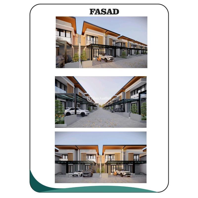 Dijual Rumah 2 Lantai LT210 LB80 SHM 4KT 2KM Murah Dekat SD SMP Al Azhar - Sleman Yogyakarta