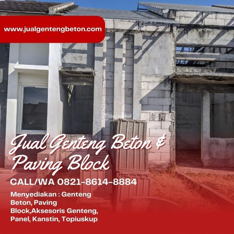 Genteng Beton Flat Minimalis Berkualitas Estetika - Malang Jawa Timur