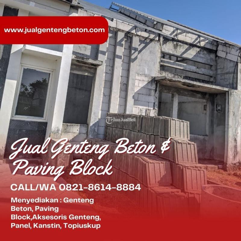 Genteng Beton Flat Minimalis Berkualitas Estetika - Malang Jawa Timur 