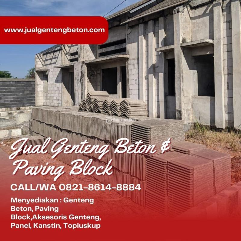 Genteng Beton Flat Minimalis Berkualitas Estetika - Malang Jawa Timur