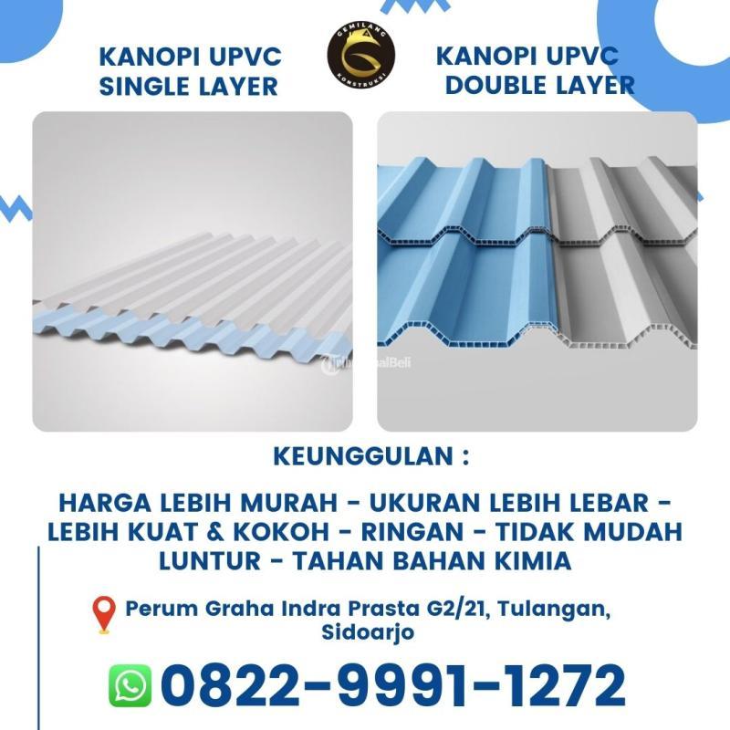 Jasa Kanopi Upvc Single Layer Garasi - Sidoarjo Jawa Timur 