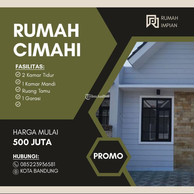 Dijual Promo Rumah Cluster Baru LT109 LB36 SHM 2KT 1KM di Cipageran - Cimahi Jawa Barat