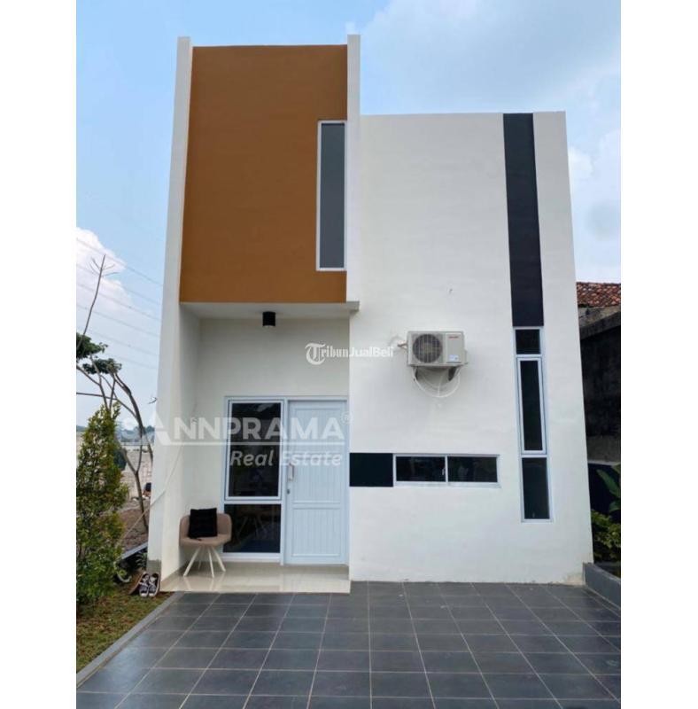 Jual Rumah 2 Lantai Tipe 45 Baru 600 Jutaan Pinggir Jalan Raya Panggulan Pengasinan - Depok Jawa Barat