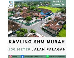 Jual Tanah Kavling Luas 192 m2 Shm Murah 500 Meter Jalan Palagan, Mulai 1.500meter - Sleman Jogja