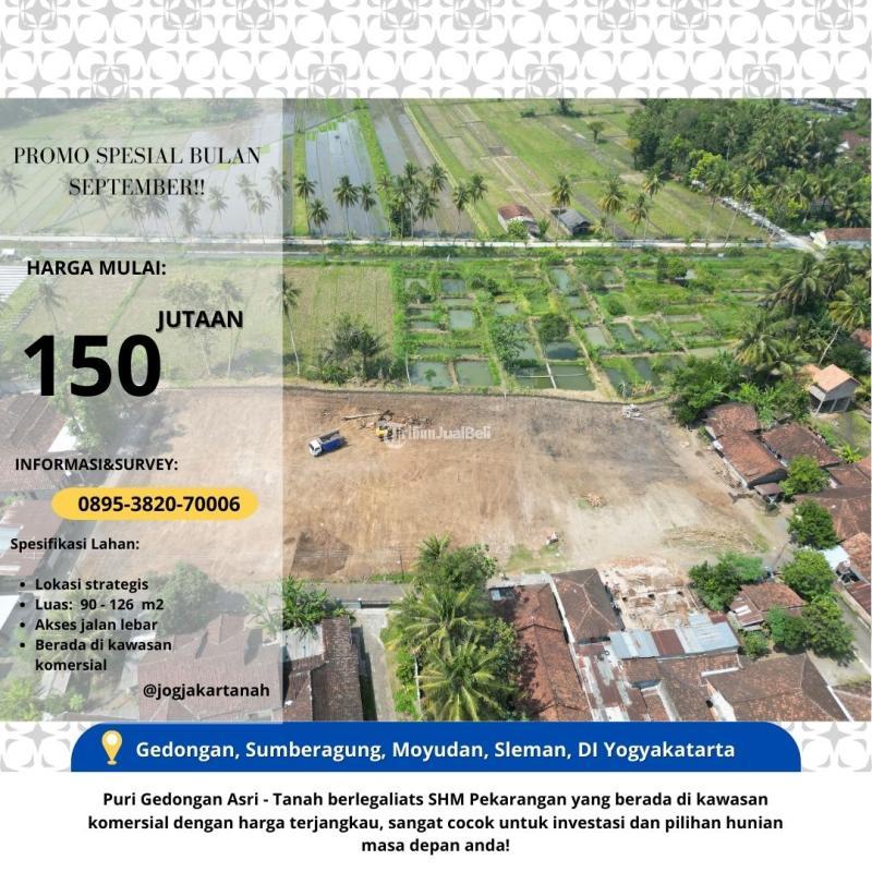 Dijual Tanah Kavling LT90 Legalitas SHM Siap Bangun - Sleman Yogyakarta