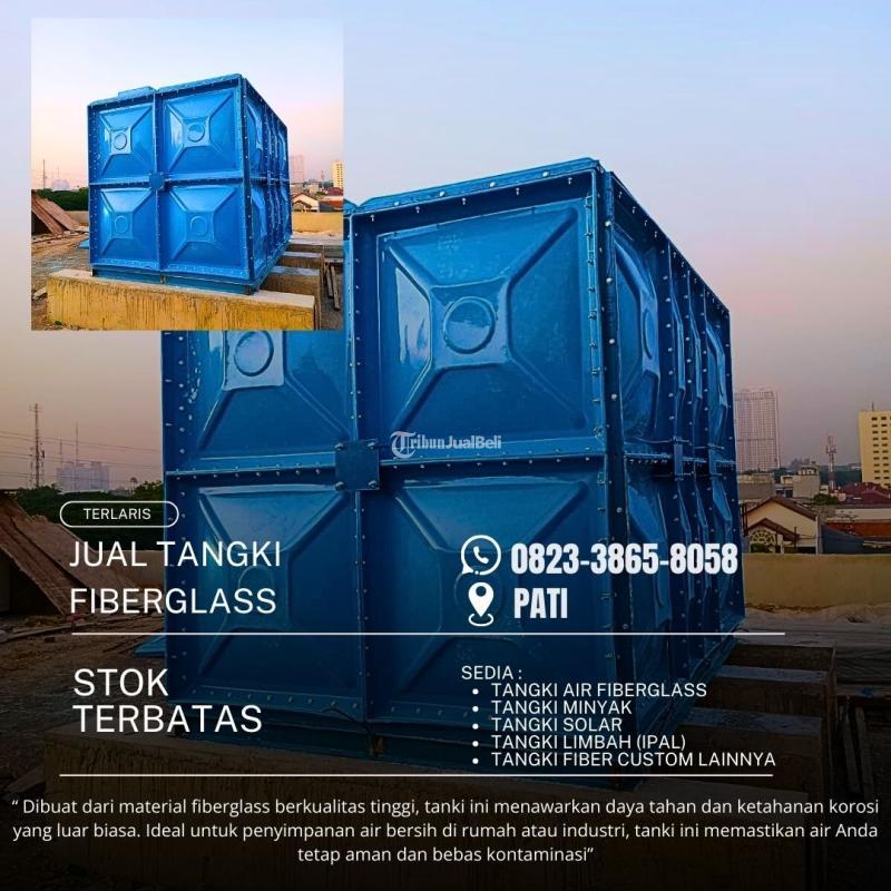 Terlaris Roof Tank Panel Fiberglass FRP, Tangki FRP 4000 Liter - Pati Jawa Tengah