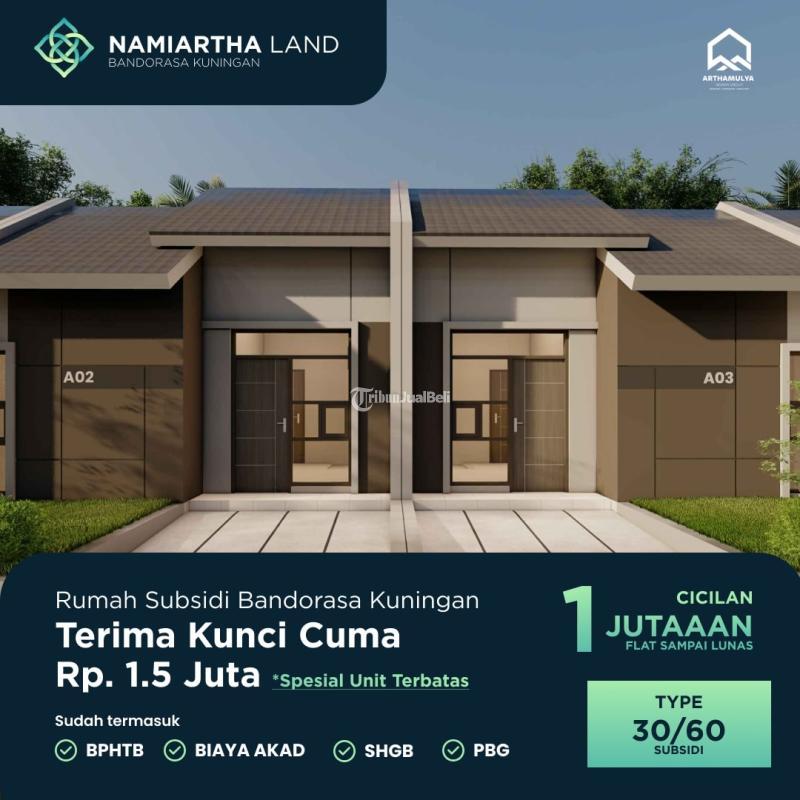 Dijual Perumahan Namiartha Land Bandorasa Kulon LT60 LB30 SHGB - Kuningan Jawa Barat 