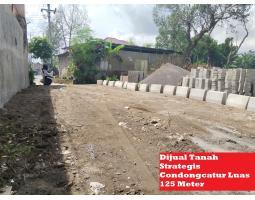 Dijual Tanah Strategis Condongcatur Luas 125 Meter SHM - Sleman Yogyakarta 