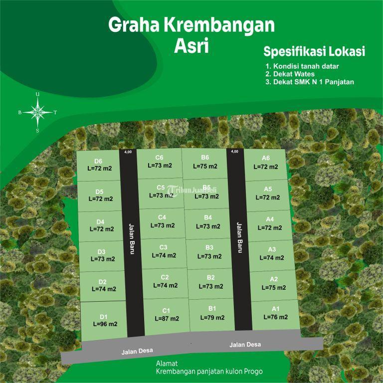 Dijual Rumah Perumahan LT72 LB29 SHM - Kulon Progo Yogyakarta