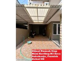 Dijual Rumah Siap Huni Kavling B3 Area Sukoharjo, Furnish Dekat UII - Sleman Yogyakarta