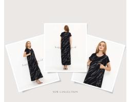 Baju Dress Menyusui Bukaan Kanan Kiri Busui Friendly Maternity BU 016 - Jakarta Utara