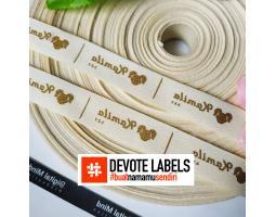 Produsen Cetak Label Tafeta Devote.Cetak Labels - Bulungan Kalimantan Utara