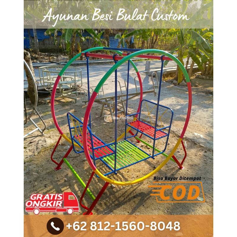 Produksi Mainan Ayunan Besi Minimalis Dan Playground Anak di Kragilan - Serang Banten