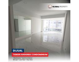 Dijual Apartemen Taman Anggrek Condominium, Semi Furnished Standard 2 Bedroom, Low Floor - Jakarta Barat 