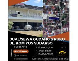 Disewakan Gudang Plus Ruko Jalan Kom Yos Sudarso - Pontianak Kalimantan Barat 