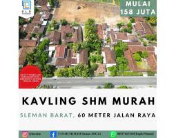 Dijual Tanah Kavling Siap Bangun LT90 m2 Legalitas SHM - Sleman Yogyakarta 