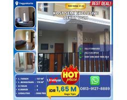 Jual Kos Bekas 9 KT 5KM Semi Exclusive Dekat UGM Jl Kaliurang KM 6,5 - Sleman Jogja