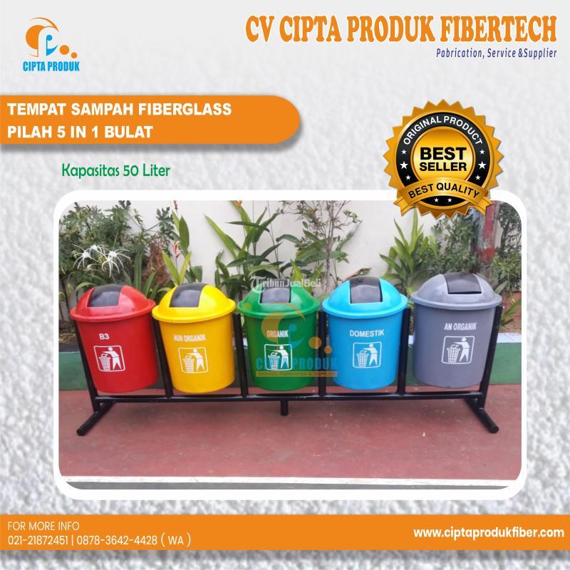 Pabrik Tempat Sampah Pilah 5 in 1 Bulat - Bekasi Kota Jawa Barat