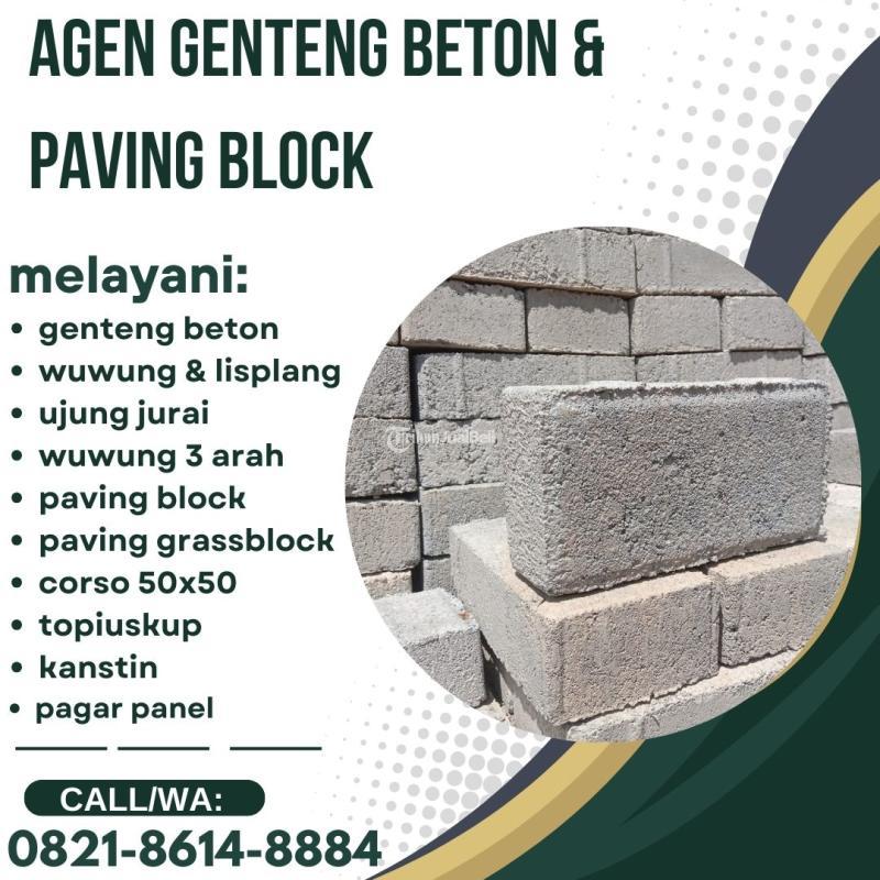 Desain Keren dengan Paving Beton Bata untuk Area Komersil - Malang Jawa Timur