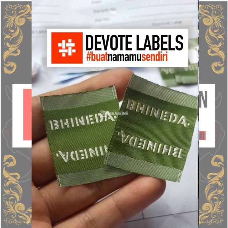 Percetakkan Label Woven Damask Siulak PT. Devote Labelindo - Kerinci Jambi