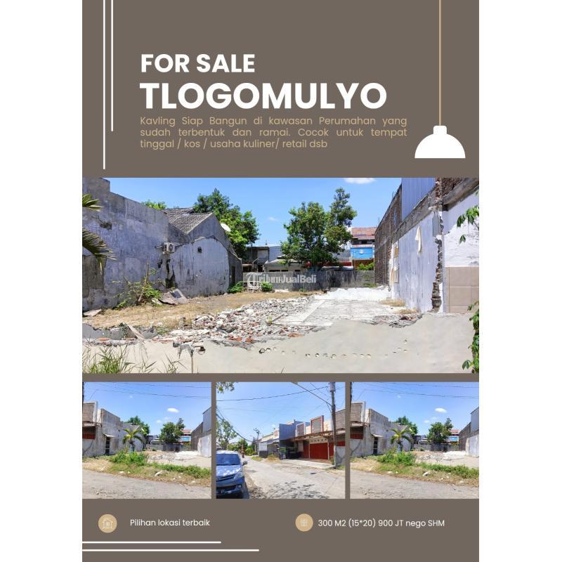 Jual Tanah Siap Bangun Luas 300 m2 Tlogomulyo Wolter Monginsidi Pedurungan - Semarang Kota Jawa Tengah