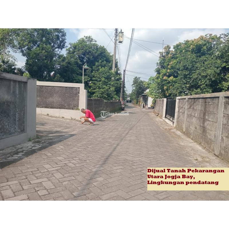 Jual Tanah Pekarangan Luas 348 m2 Utara Jogja Bay, Lingkungan Pendatang - Sleman Jogja