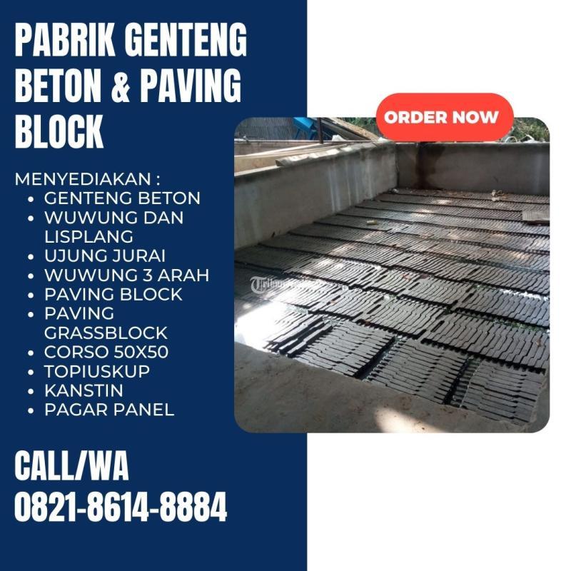 Genteng Beton Produk Premium - Malang Jawa Timur